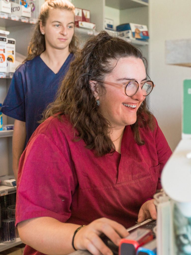 Accueil clinique vétérinaire du Baigura