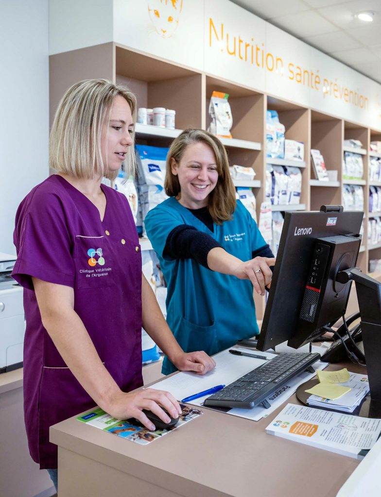 Accueil de la clinique vétérinaire de Plancoët